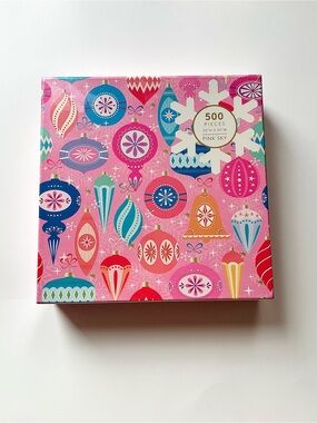 🩷 NWT pink sky 500 piece all the joy ornaments puzzle